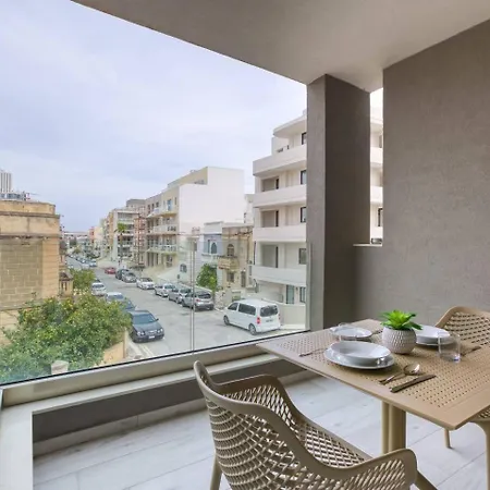 Grand 3bed Burseley Terrace Fl2 Swieqi By Homely Διαμέρισμα Is-Swieqi