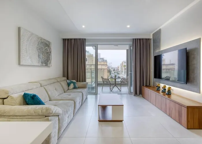 Grand 3bed Burseley Terrace Fl2 Swieqi By Homely Appartamento