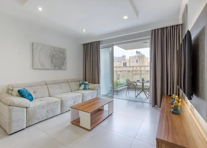 Appartamento Grand 3bed Burseley Terrace Fl2 Swieqi By Homely Is-Swieqi